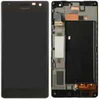 [c134] TOUCH SCREEN DISPLAY LCD PER NOKIA LUMIA 735 CON FRAME DIGITIZER ASSEMBLATO