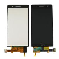 [f051] TOUCH SCREEN + DISPLAY LCD NERO ASSEMBLATO PER HUAWEI ASCEND P6 BLACK RICAMBIO