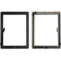 [a063] TOUCH SCREEN IPAD 3 IPAD 4 NERO CON TASTO HOME ASSEMBLATO E ADESIVO RICAMBIO PER APPLE