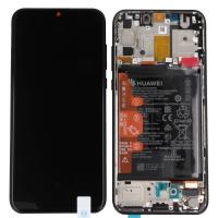 [f1838] TOUCH SCREEN DISPLAY ORIGINALE PER HUAWEI P SMART S Y8P AQX-LX1 CON FRAME NERO