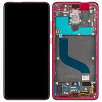 [t825] TOUCH SCREEN DISPLAY ORIGINALE PER XIAOMI MI 9T PRO MI 9T CON FRAME DARK RED ROSSO 560910014033