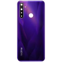 [y718] COPRIBATTERIA BACK COVER PER REALME 5 VIOLA