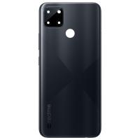 [y1094] COPRIBATTERIA BACK COVER ORIGINALE SERVICE PACK PER REALME C21Y RMX3263 CON VETRO FOTOCAMERA NERO