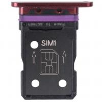 [y1473] CARRELLO SIM TRAY PER REALME X50 PRO 5G ROSSO