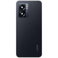 [y1811] COPRIBATTERIA BACK COVER PER OPPO A77 5G CPH2339 CON VETRO FOTOCAMERA NERO