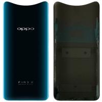 [y1943] COPRIBATTERIA BACK COVER PER OPPO FIND X BLU