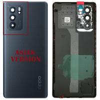 [y2221] COPRIBATTERIA BACK COVER PER OPPO RENO 6 PRO 5G CON VETRO FOTOCAMERA ORIGINAL NERO (ASIAN VERSION)