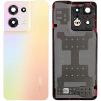 [y2258] COPRIBATTERIA BACK COVER PER OPPO RENO 8 5G CON VETRO FOTOCAMERA GOLD