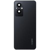 [y2271] COPRIBATTERIA BACK COVER PER OPPO RENO 8 LITE 5G CON VETRO FOTOCAMERA NERO