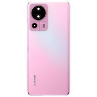 [t901] COPRIBATTERIA BACK COVER PER XIAOMI 13 LITE 5G CON VETRO FOTOCAMERA PINK