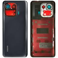 [t1106] COPRIBATTERIA BACK COVER ORIGINAL PER XIAOMI MI 11 PRO CON VETRO FOTOCAMERA NERO