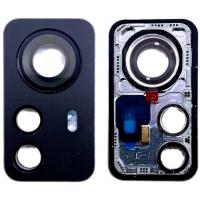 [t1224] VETRO FOTOCAMERA CAMERA GLASS PER XIAOMI MI 12 PRO CON FRAME NERO