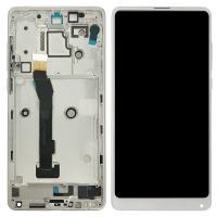 [t1691] TOUCH SCREEN DISPLAY PER XIAOMI MI MIX 2S CON FRAME  BIANCO