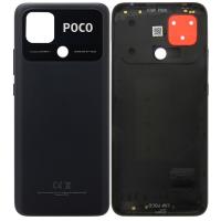 [t1807] COPRIBATTERIA BACK COVER ORIGINAL PER XIAOMI POCO C40 4G NERO