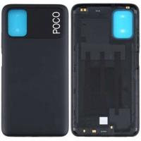 [t1933] COPRIBATTERIA BACK COVER ORIGINAL PER XIAOMI POCO M3 NERO