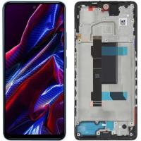 [t2151] TOUCH SCREEN DISPLAY ORIGINALE PER XIAOMI POCO X5 PRO 5G CON FRAME / REDMI NOTE 12 PRO 5G NERO (SERVICE PACK)