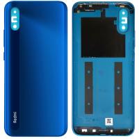 [t2510] COPRIBATTERIA BACK COVER PER ORIGINALE XIAOMI REDMI 9A / 9AT BLU