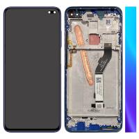 [t2627] TOUCH SCREEN DISPLAY PER XIAOMI REDMI K30 5G CON FRAME (SERVICE PACK) BLU