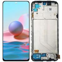 [t2696] TOUCH SCREEN DISPLAY PER XIAOMI REDMI NOTE 10S / NOTE 10 4G CON FRAME NERO 