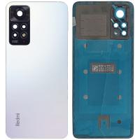 [t2730] COPRIBATTERIA BACK COVER ORIGINAL PER XIAOMI REDMI NOTE 11 4G CON VETRO FOTOCAMERA BIANCO