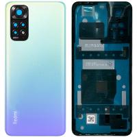 [t2731] COPRIBATTERIA BACK COVER ORIGINAL PER XIAOMI REDMI NOTE 11 4G CON VETRO FOTOCAMERA STAR BLU