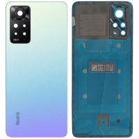 [t2758] COPRIBATTERIA BACK COVER ORIGINAL PER XIAOMI REDMI NOTE 11 PRO 4G CON VETRO FOTOCAMERA STAR BLU