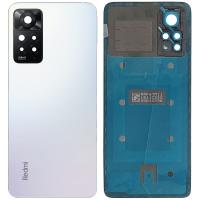 [t2759] COPRIBATTERIA BACK COVER ORIGINAL PER XIAOMI REDMI NOTE 11 PRO 4G CON VETRO FOTOCAMERA BIANCO