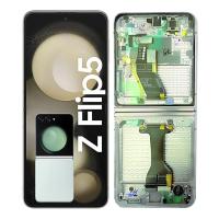 [b4429] TOUCH SCREEN DISPLAY PER SAMSUNG GALAXY Z FLIP 5 5G F731 MINT INNER VERDE