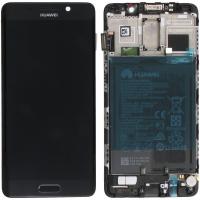 [f1985] TOUCH SCREEN DISPLAY PER HUAWEI MATE 9 PRO ORIGINALE CON FRAME NERO