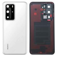 [f2207] COPRIBATTERIA BACK COVER PER HUAWEI P40 PRO ORIGINAL BIANCO