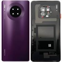 [f2456] COPRIBATTERIA BACK COVER PER HUAWEI MATE 30 CON VETRO FOTOCAMERA VIOLA