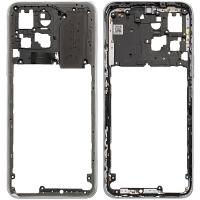 [f2489] FRAME B CON TASTO VOLUME PER HUAWEI HONOR X6 VNE-LX1 SILVER