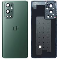 [e156] COPRIBATTERIA BACK COVER PER ONE PLUS 9 PRO CON VETRO FOTOCAMERA VERDE