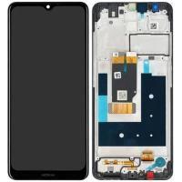 [c260] TOUCH SCREEN DISPLAY PER NOKIA G20 TA-1336 CON FRAME NERO