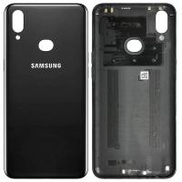 [b4574] COPRIBATTERIA BACK COVER PER SAMSUNG GALAXY  A10S 2019 A107 NERO ORIGINALE