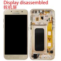 [b4683] TOUCH SCREEN DISPLAY USATO PER SAMSUNG GALAXY A3 2017 A320F CON FRAME GOLD GRADO A