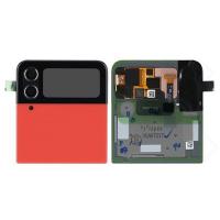 [b4875] COPRIBATTERIA BACK COVER PER SAMSUNG GALAXY Z FLIP 4 F721 CON LCD ROSSO SERVICE PACK