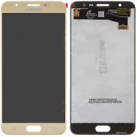 [b5062] TOUCH SCREEN DISPLAY PER SAMSUNG GALAXY J7 PRIME G610 GOLD SERVICE PACK