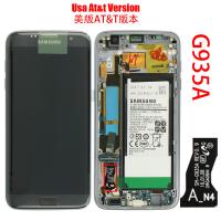 [b5095] TOUCH SCREEN DISPLAY PER SAMSUNG GALAXY G935A (USA AT&amp;T) CON BATTERIA NERO SERVICE PACK