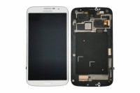 [b5289] TOUCH SCREEN DISPLAY PER SAMSUNG MEGA 6.3 i9205 CON FRAME BIANCO 