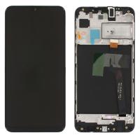 [b5373] TOUCH SCREEN DISPLAY PER SAMSUNG GALAXY M10 2019 M105 CON FRAME NERO SERVICE PACK