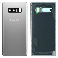 [b5839] COPRIBATTERIA BACK COVER PER SAMSUNG GALAXY NOTE 8 N950 CON VETRO FOTOCAMERA SILVER ORIGINAL