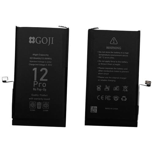 [a2613] BATTERIA PER APPLE IPHONE 12 / IPHONE 12 PRO NO MESSAGGIO No Pop-Up (GOJI) MAGGIORATA 3310mAh