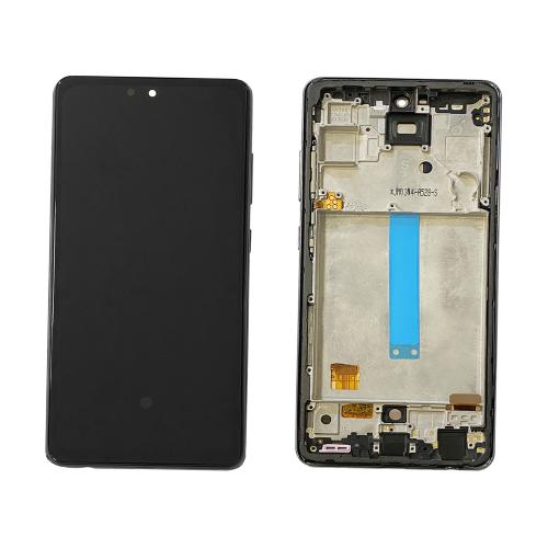 [b6209] TOUCH SCREEN DISPLAY LCD PER SAMSUNG A528B A52S NERO CON FRAME AMOLED ORIGINAL SIZE