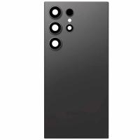 [b6231] COPRIBATTERIA BACK COVER PER SAMSUNG S24 ULTRA S928 + VETRO FOTOCAMERA NERO