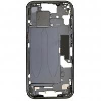 [a2774] MIDDLE FRAME + SIDE KEY PER APPLE IPHONE 15 NERO