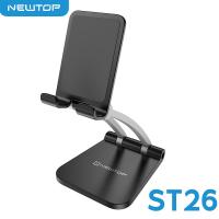 [r973] NEWTOP ST26 SUPPORTO STAND DA TAVOLO PER SMARTPHONE E TABLET NERO