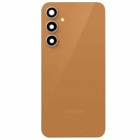 [b9831] BACK COVER ORIGINAL + VETRO FOTOCAMERA CAMERA GLASS PER SAMSUNG GALAXY S23 FE S711 ORANGE