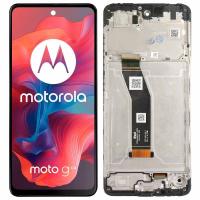 [h246] TOUCH SCREEN DISPLAY PER MOTOROLA MOTO G04 XT2421-3 CON FRAME NERO