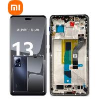 [t3346] TOUCH SCREEN DISPLAY PER XIAOMI 13 LITE 5G CON FRAME NERO SERVICE PACK